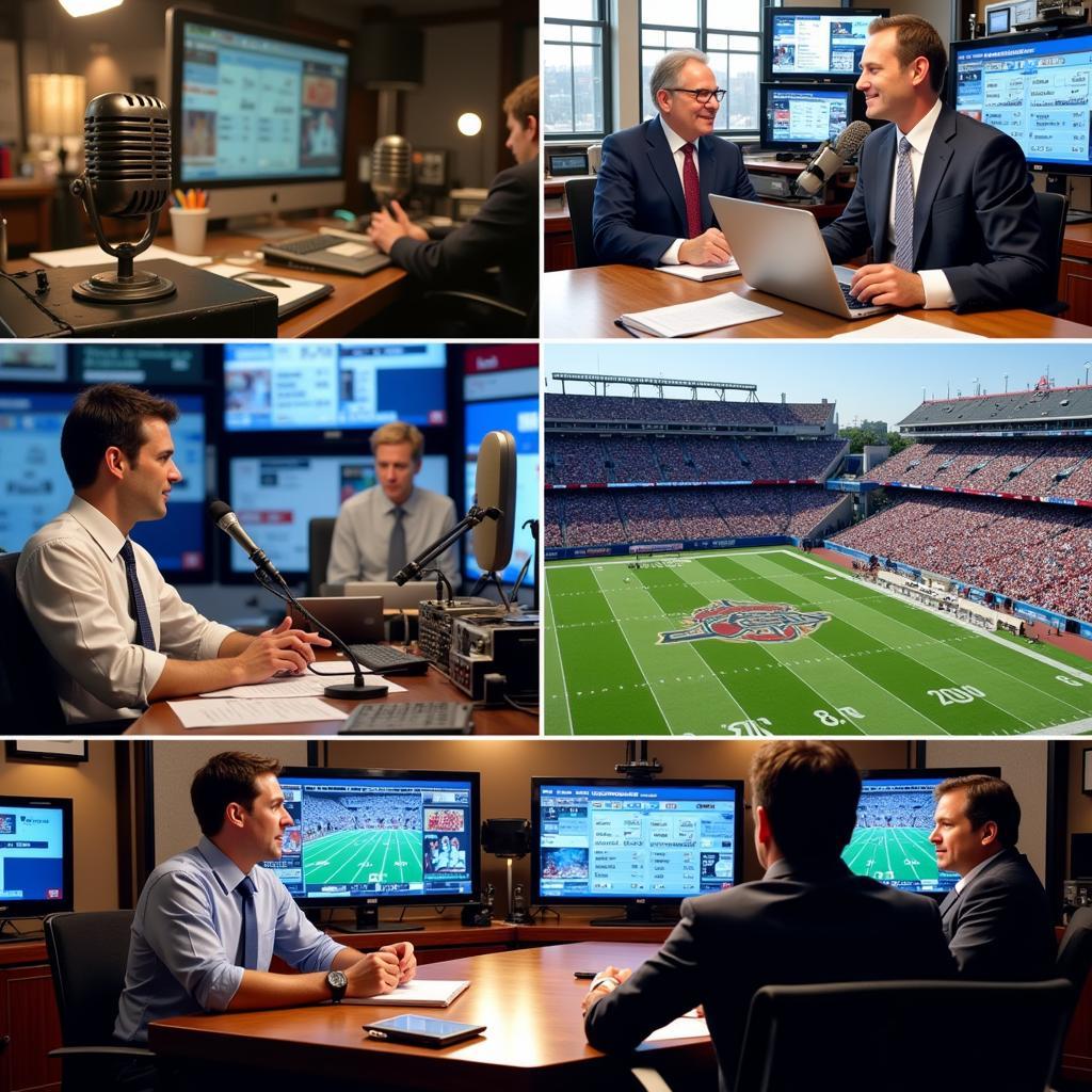 Evolution of College Football Live Hosts