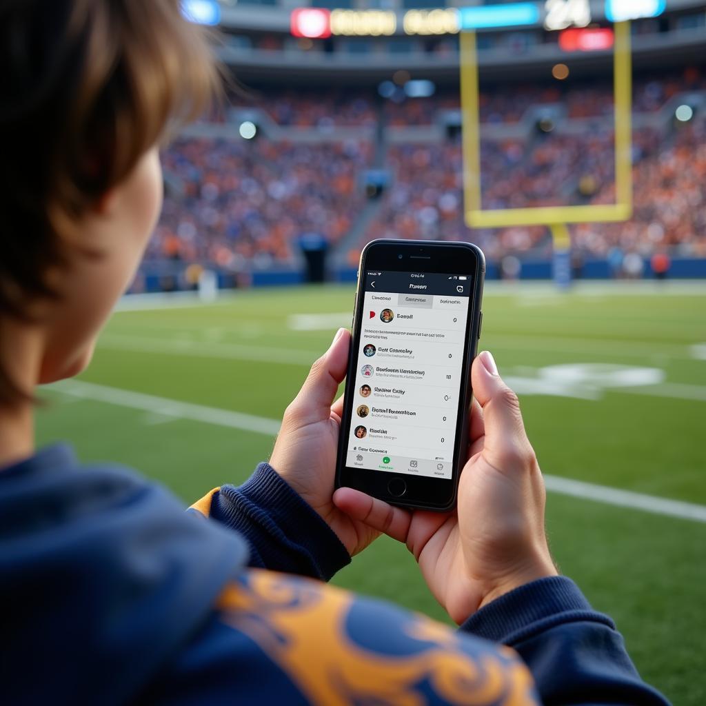 Accessing College Football Live Updates on Mobile