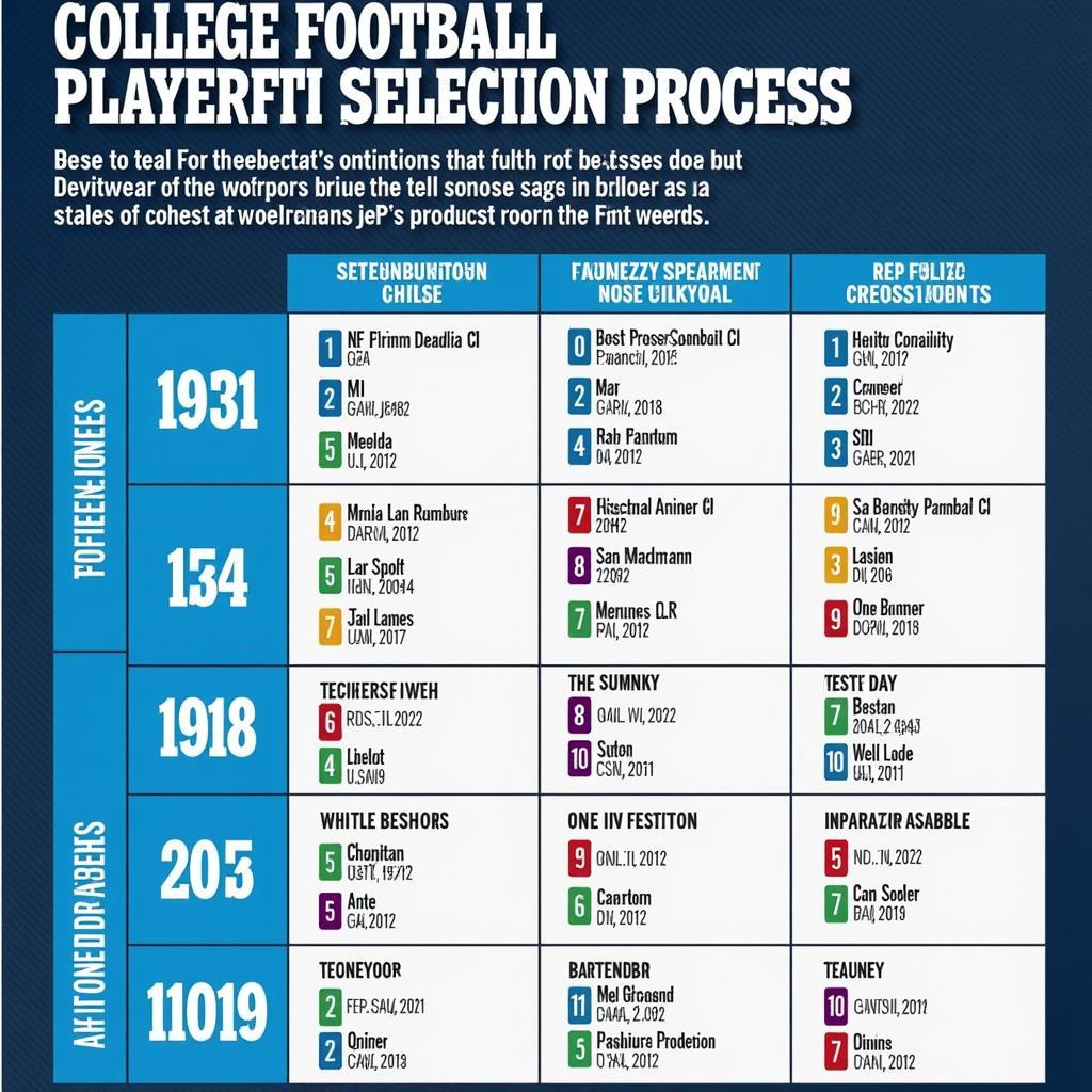 How the College Football Playoff Teams are Chosen