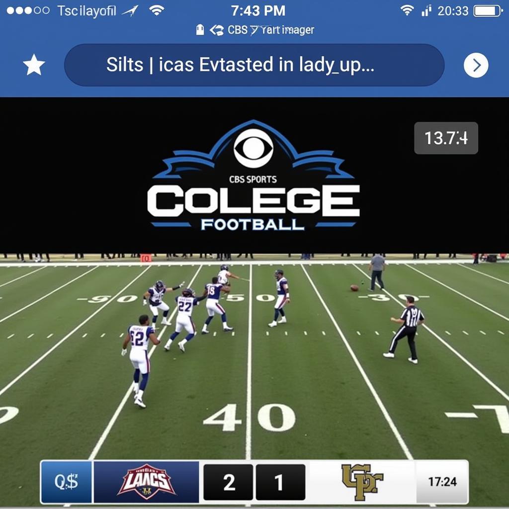 College Football Playoffs Live Stream on CBS