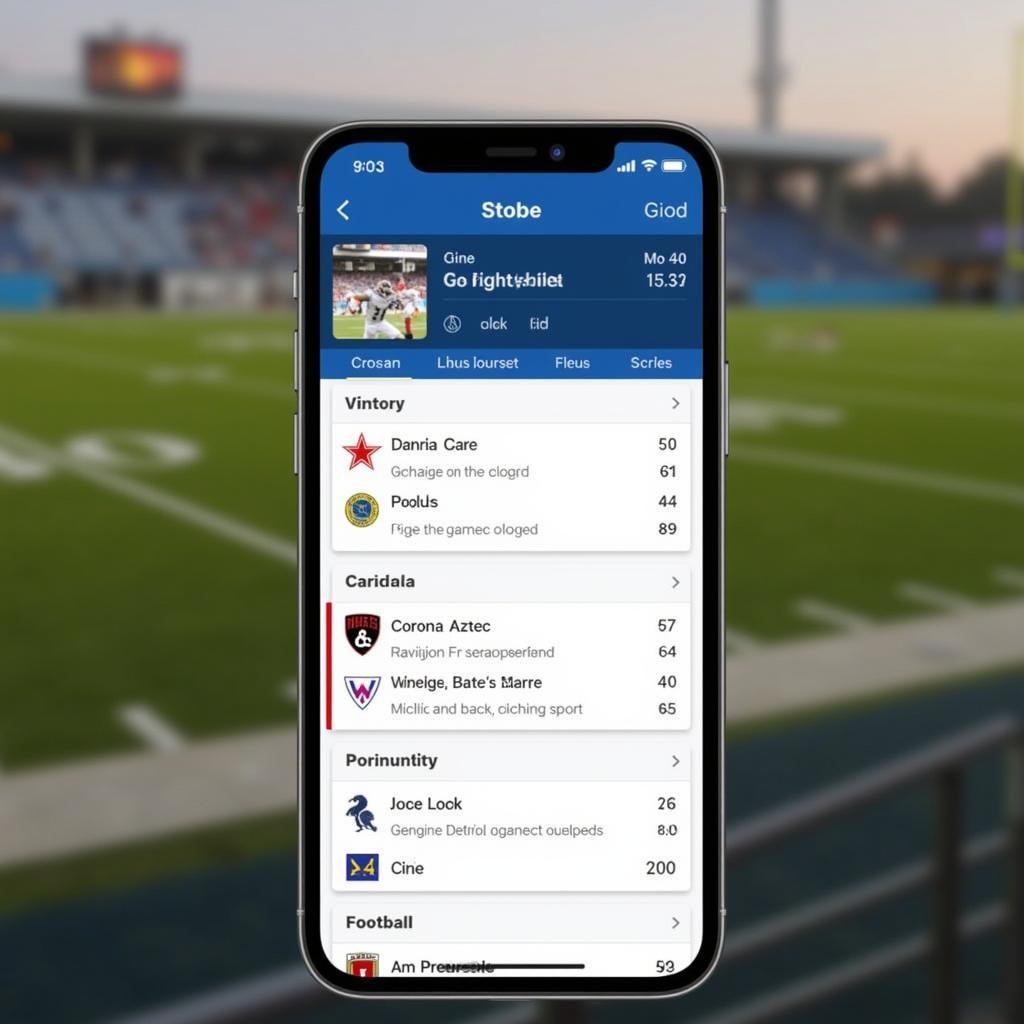 Corona Aztec Football Live Scores on Mobile App