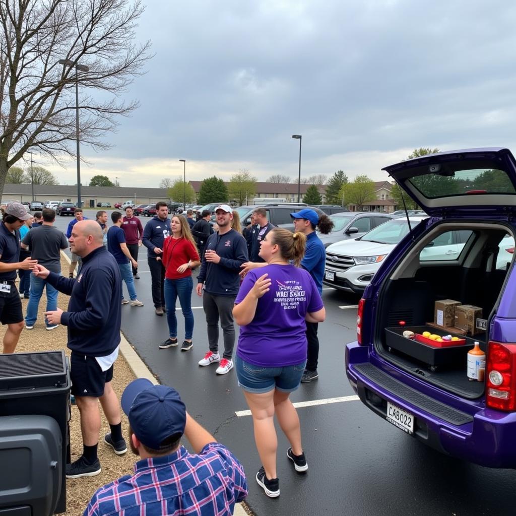 Crown College Football Tailgate Party