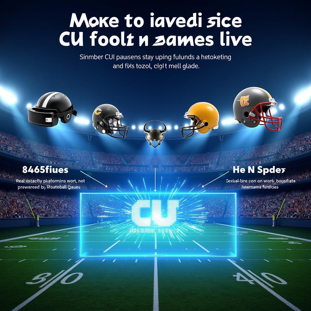 CU Football Game Live Future Technology