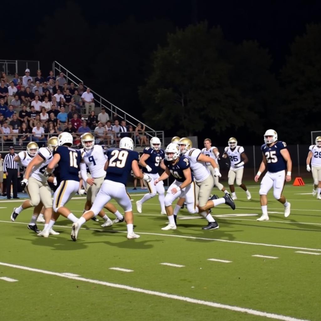 Dacula High School Football Team in Action