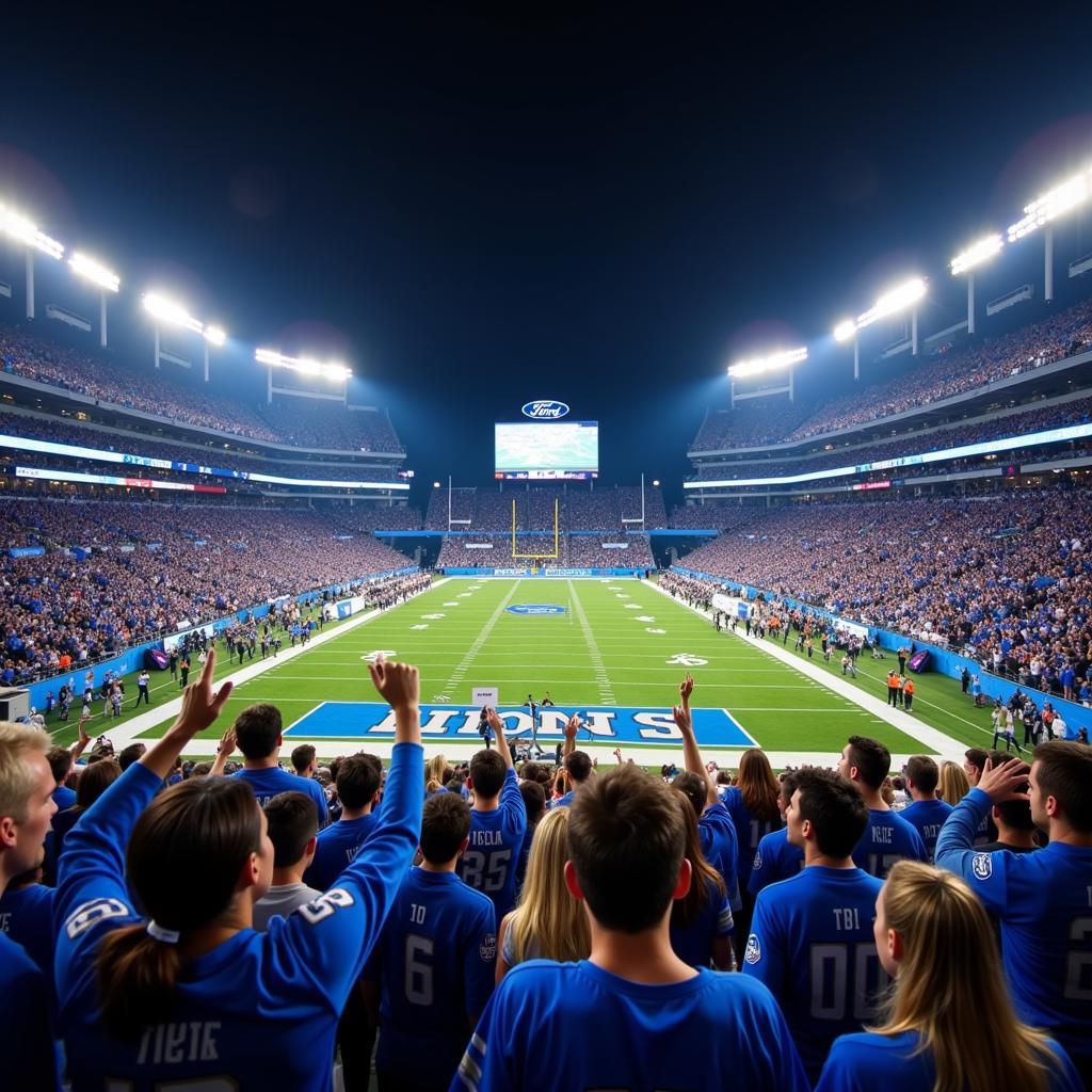 Detroit Lions Game at Ford Field