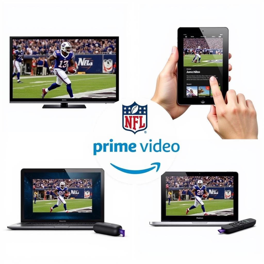 Various devices for streaming NFL games on Amazon Prime