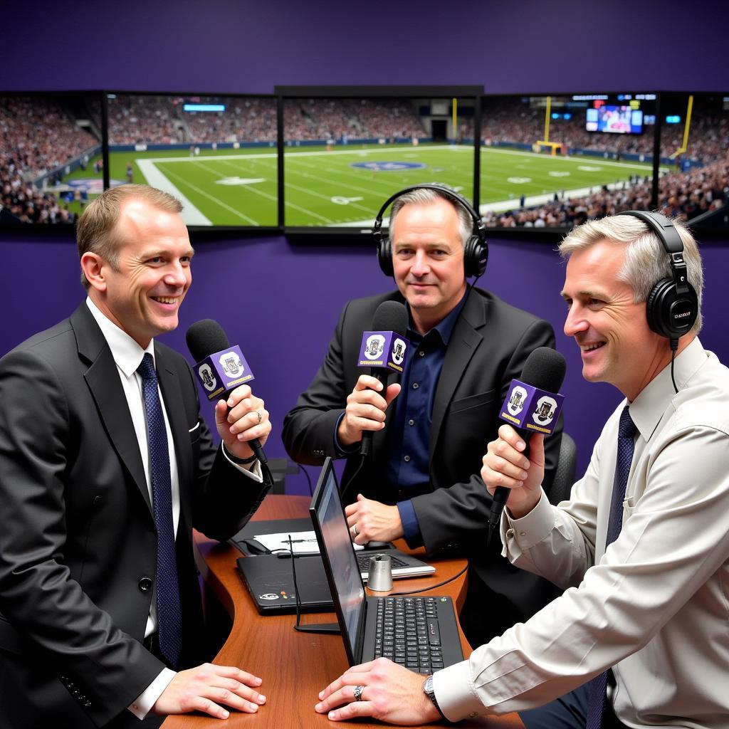 East Carolina Pirates Football Radio Broadcast Team