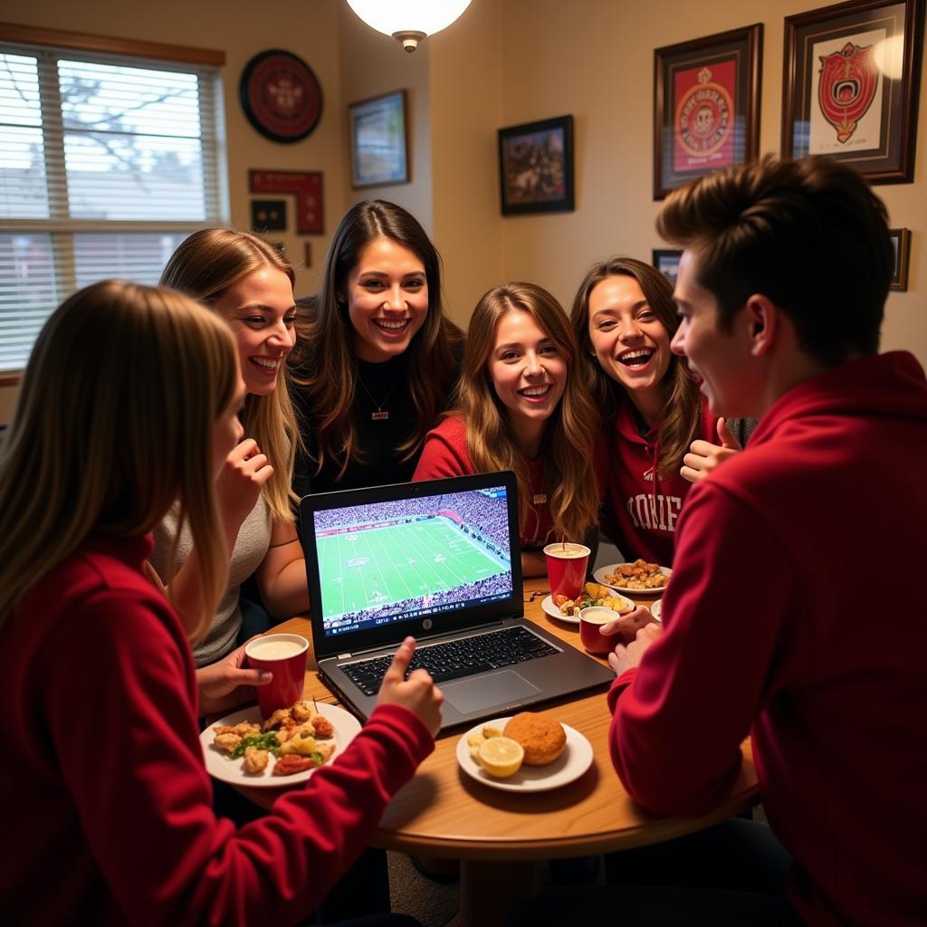 Enjoying Chadron State Football Live Stream with Friends