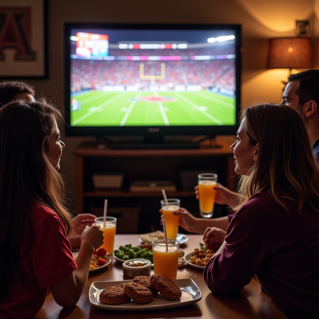 Enjoying the Arizona vs. NAU Football Game