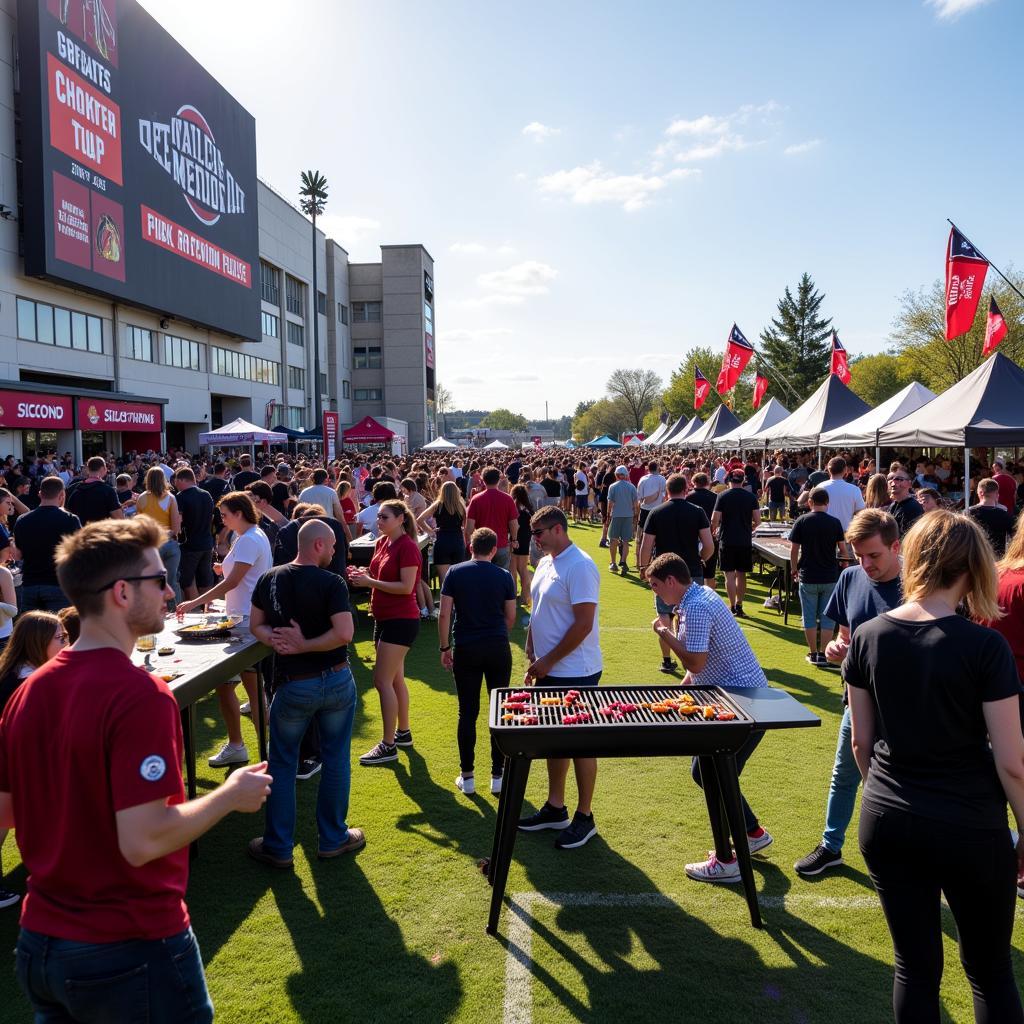 Tailgating Before the College Football Championship