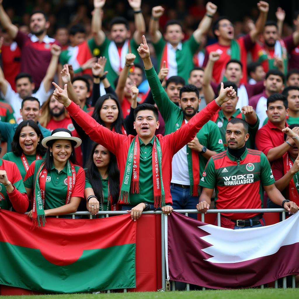 Fan Excitement for Bangladesh vs Qatar Match