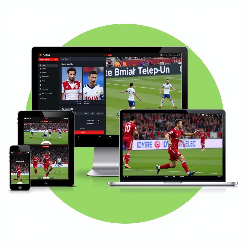 Fansliga live football streaming on multiple devices.