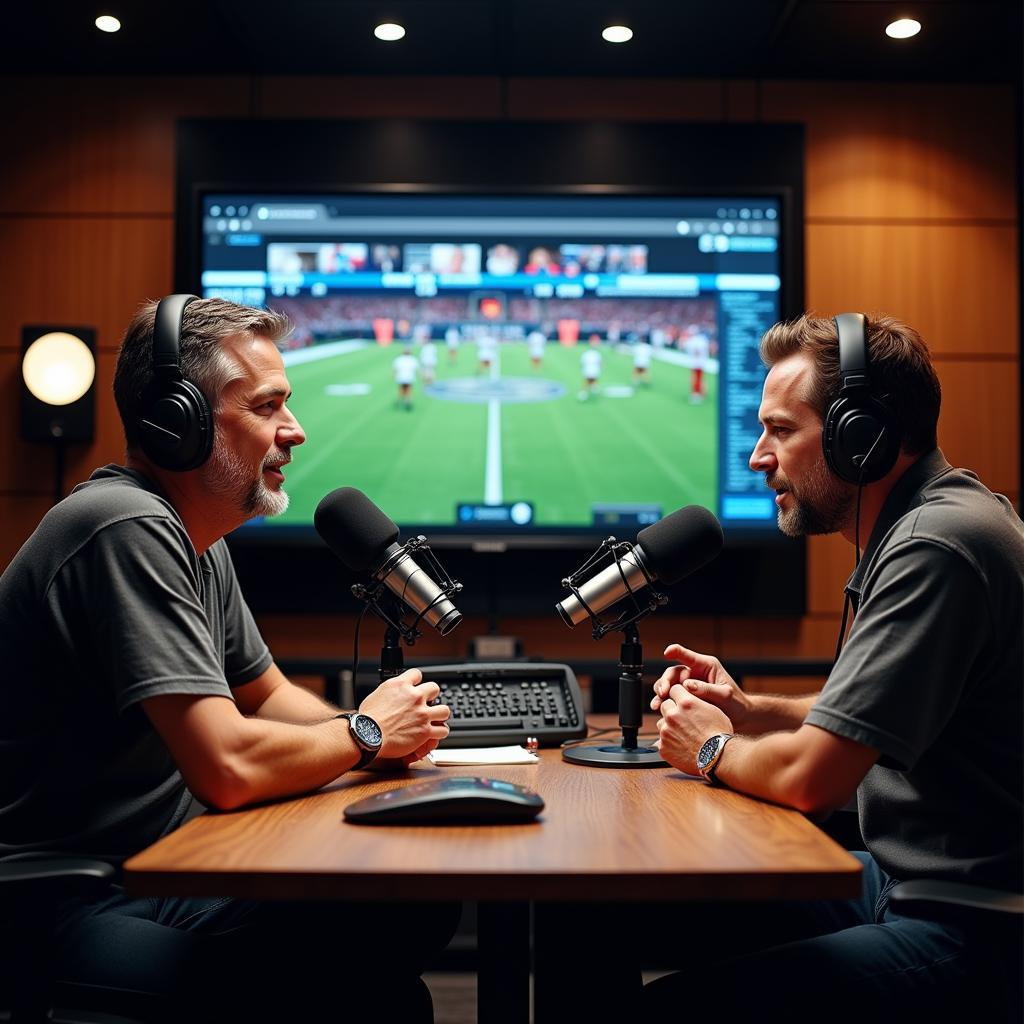 Fantasy Football Podcast Live Recording Studio