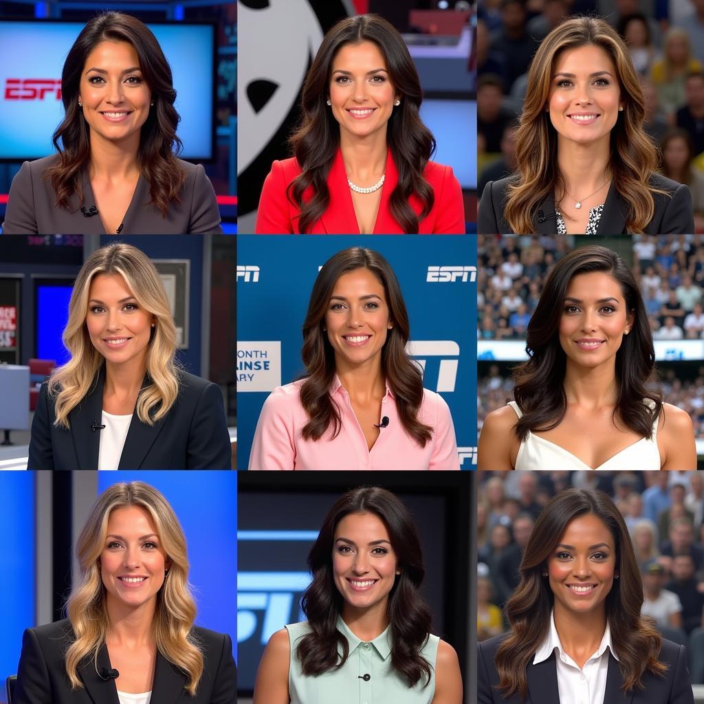 Female Sports Broadcasters at ESPN