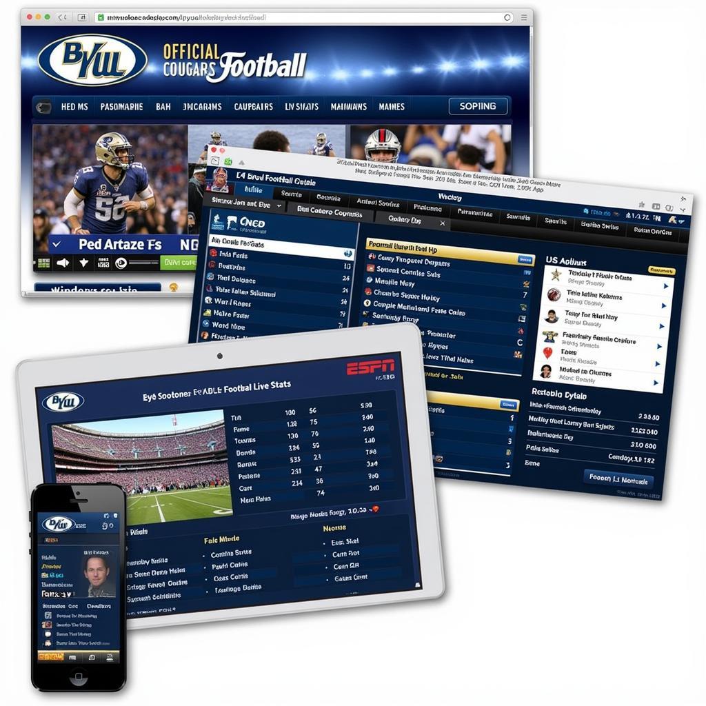 Accessing BYU Football Live Stats on Different Platforms