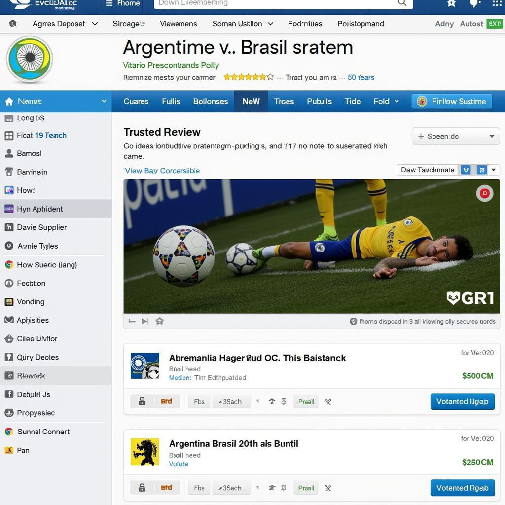 Finding Reliable Live Streams for Argentina vs. Brazil Matches