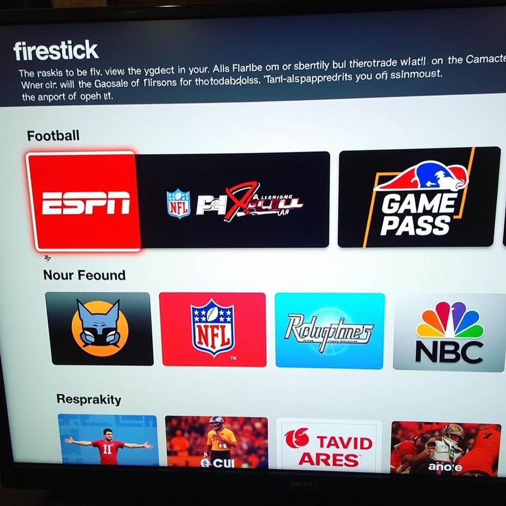 Firestick Football Streaming Apps