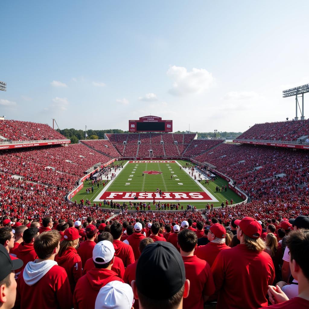 Fishers High School Football Game Day Crowd