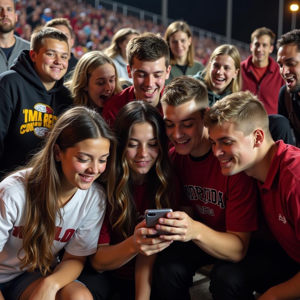 Fans Checking Florida High School Football Scores