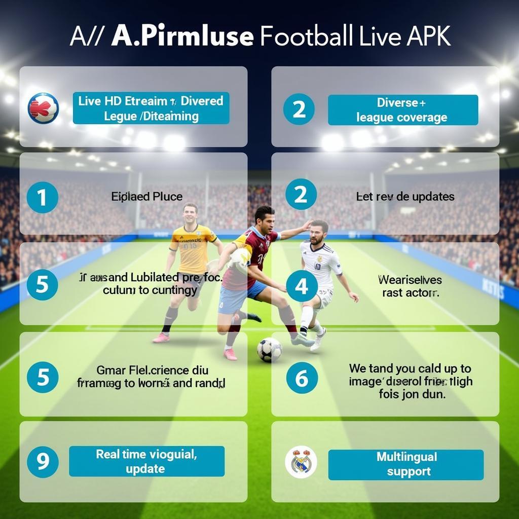 Key Features of a Football Live APK