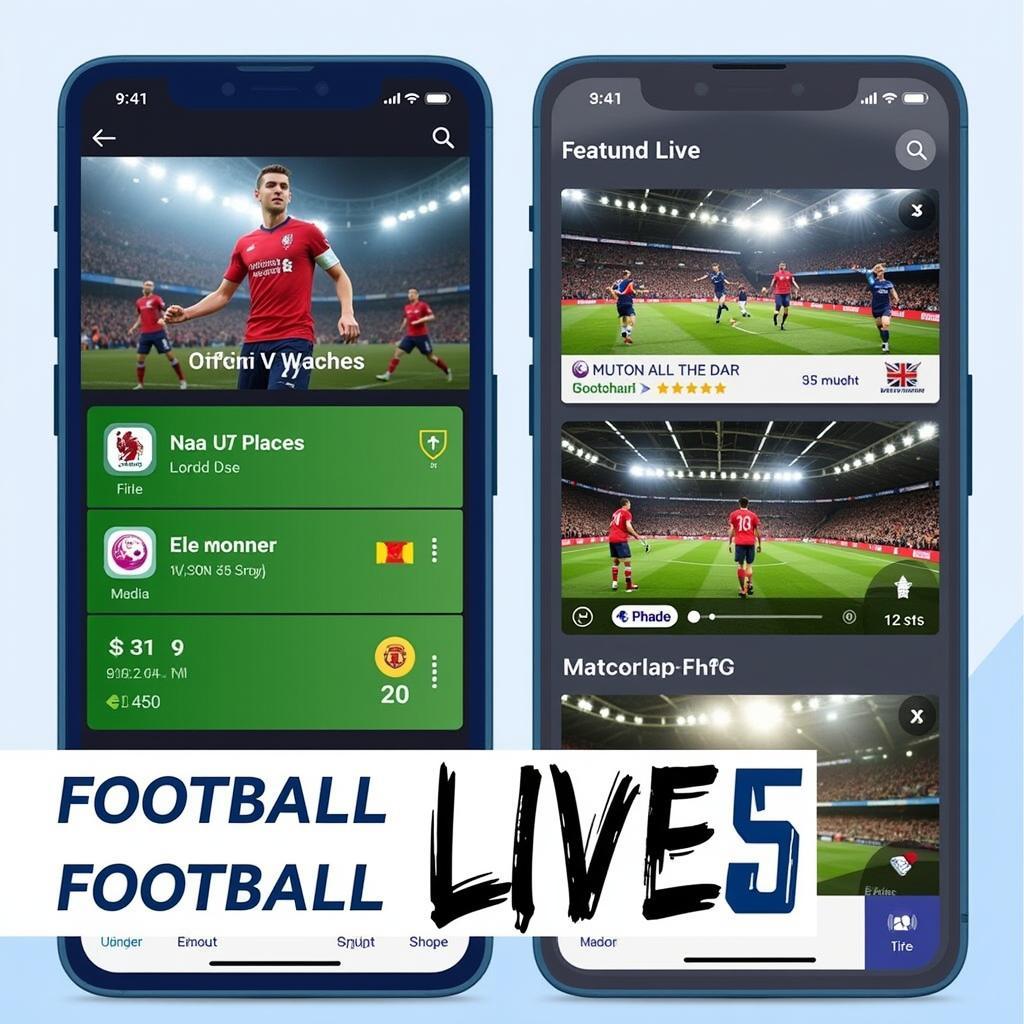 Football Live APK Mod Interface