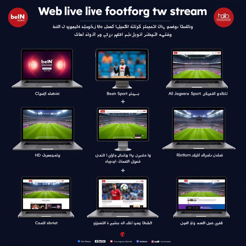 Top sources for football live stream HD Arabic