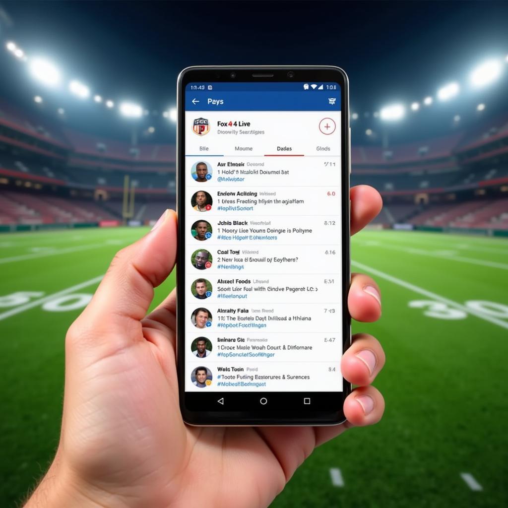 Fox 4 Live Football Social Media Engagement