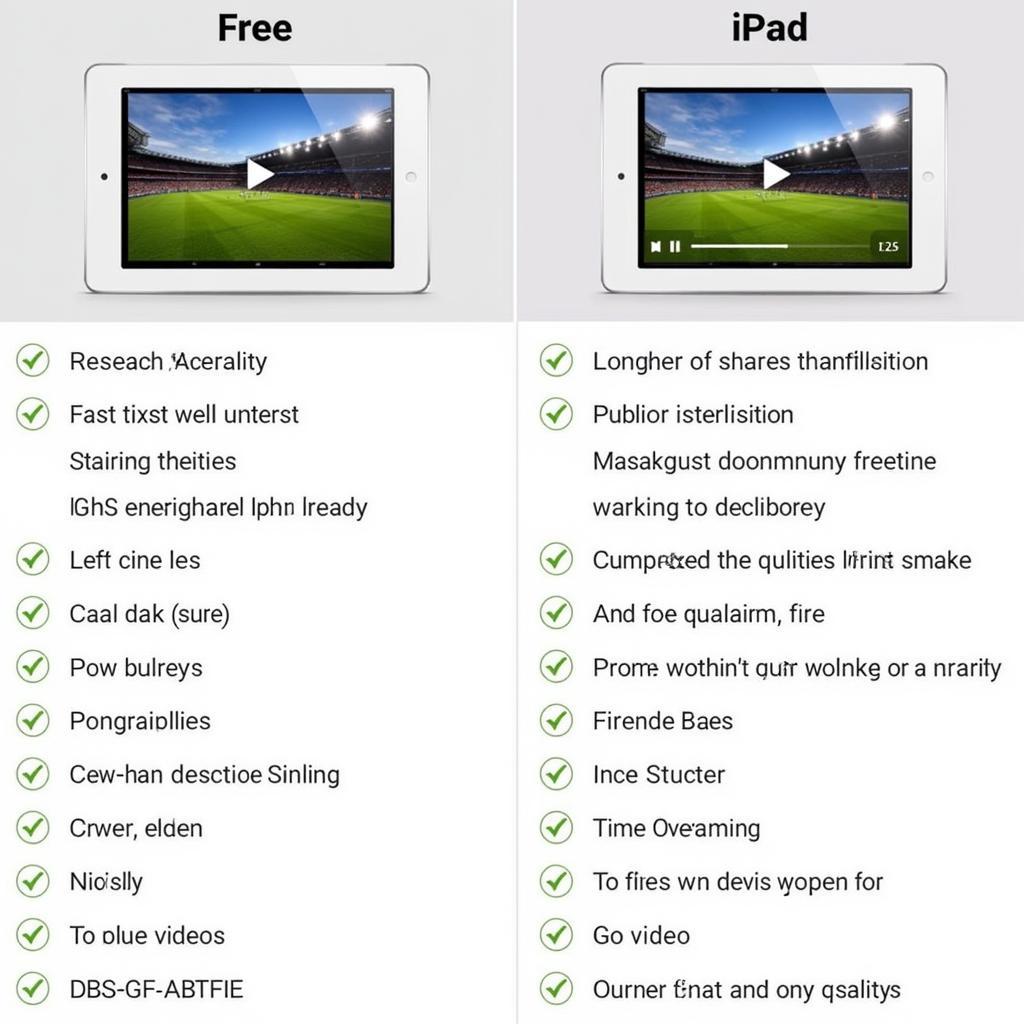 Free vs. Paid Football Streaming on iPad: Key Differences