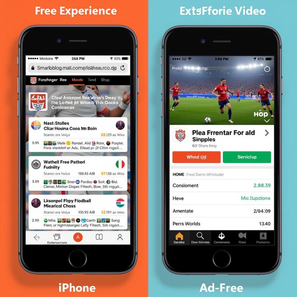 Free vs. Paid Football Streaming on iPhone