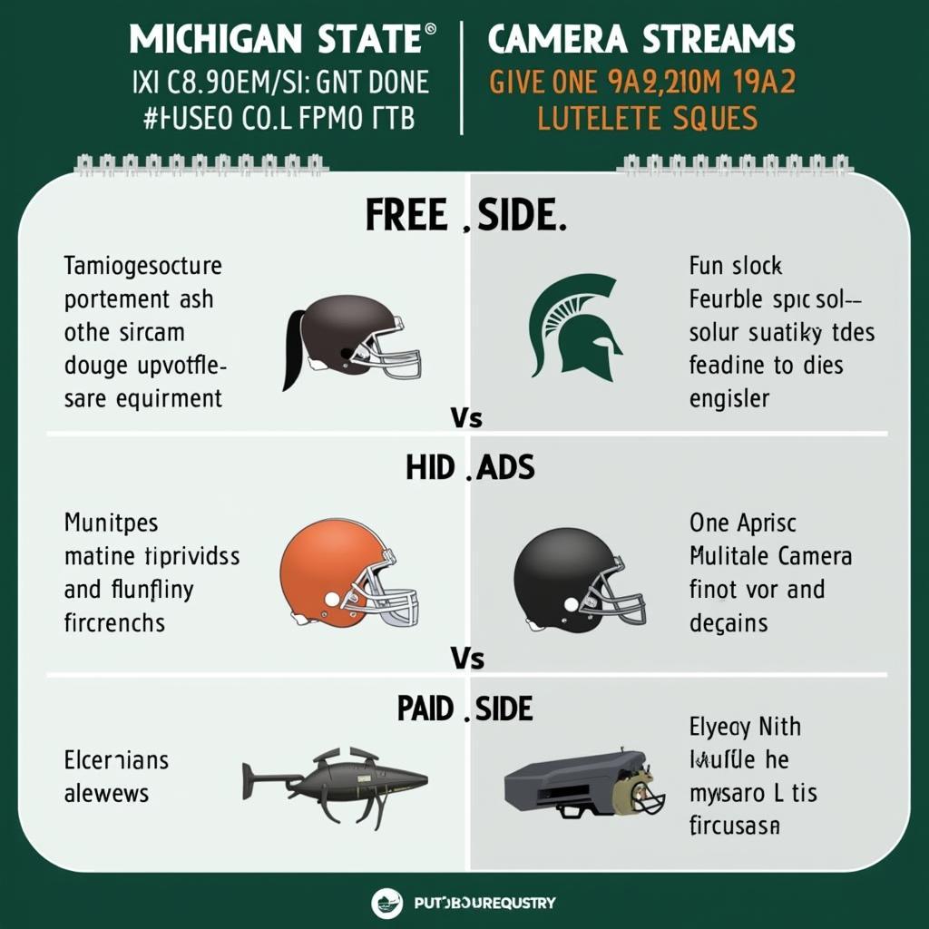 Free vs. Paid Michigan State Football Streams