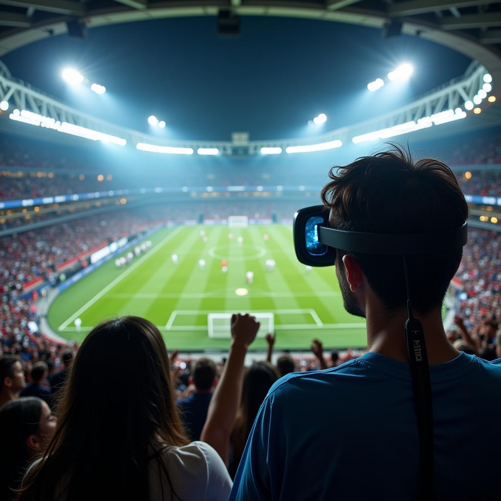 VR football live streaming experience