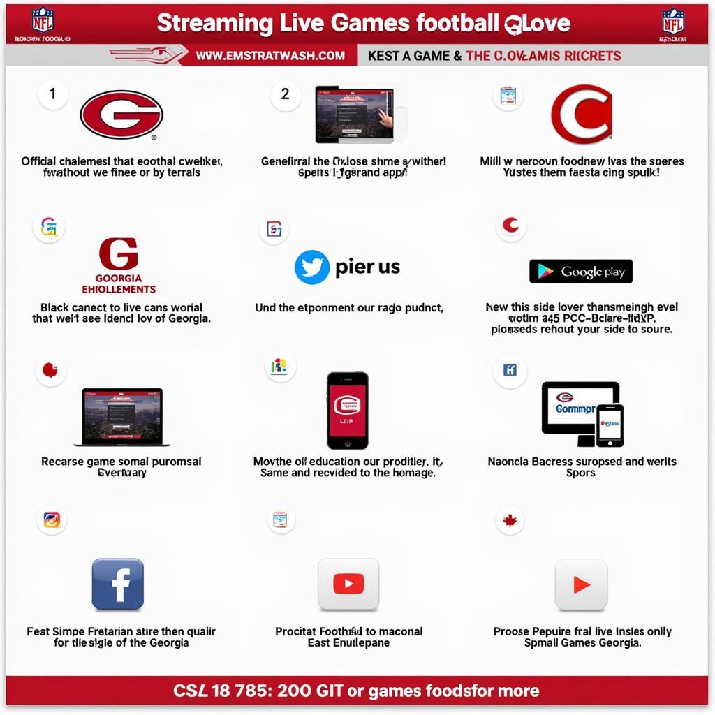 Georgia Football Live Streaming Options