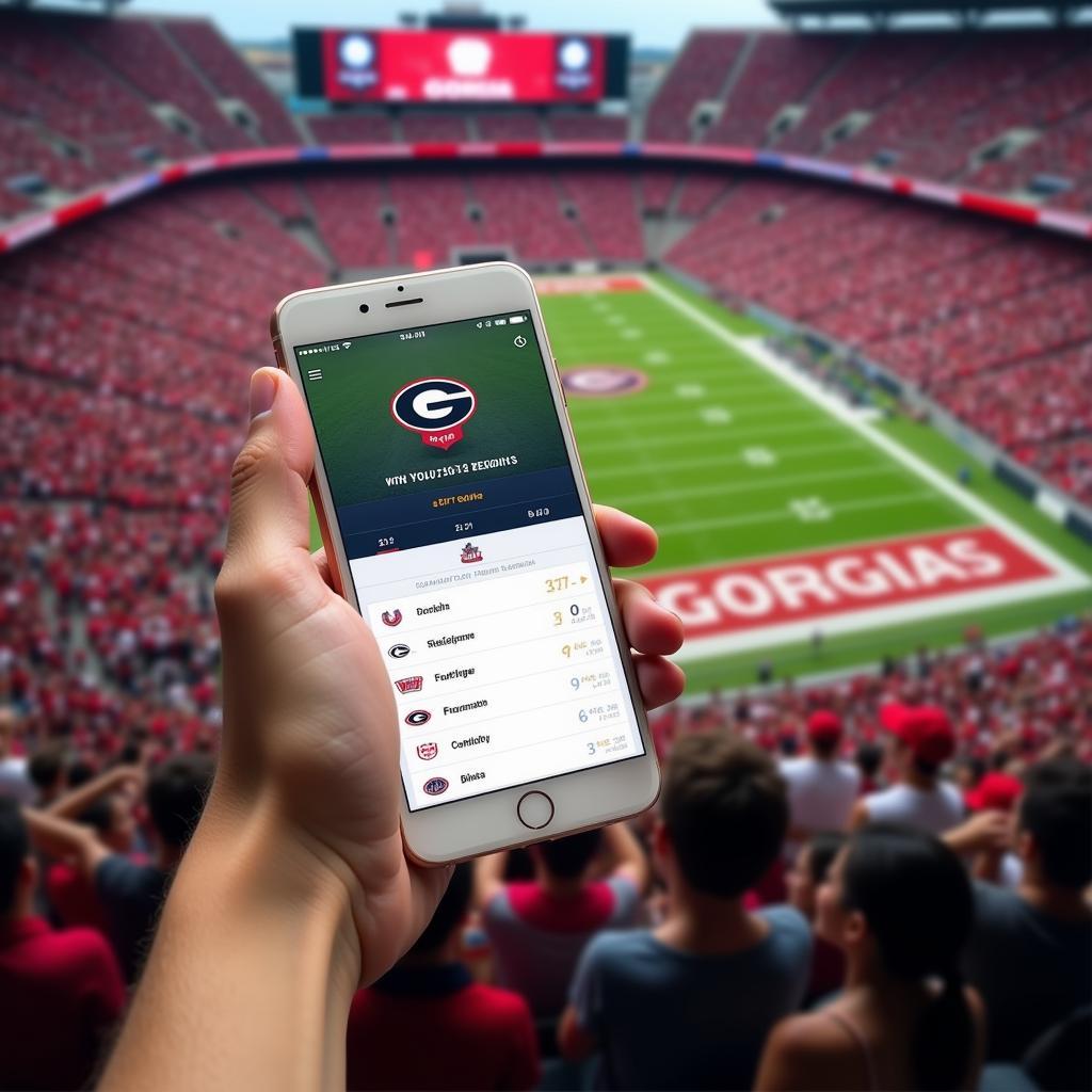 Real-time Updates for Georgia Football Games