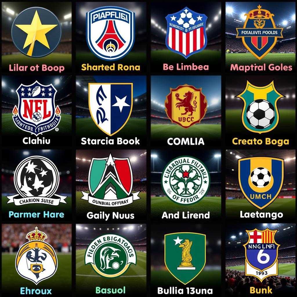 Montage of different football leagues being streamed