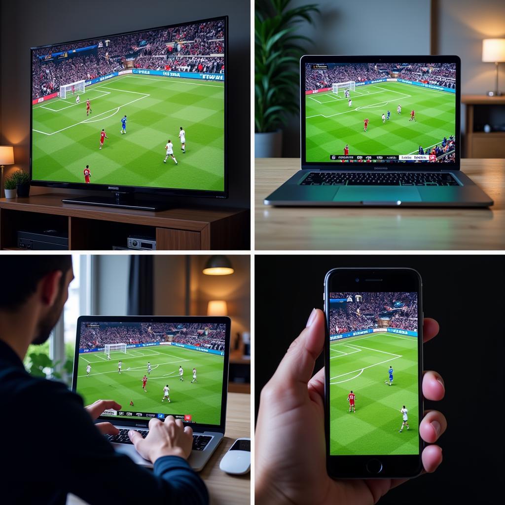 High-Quality Football Streaming on Different Devices