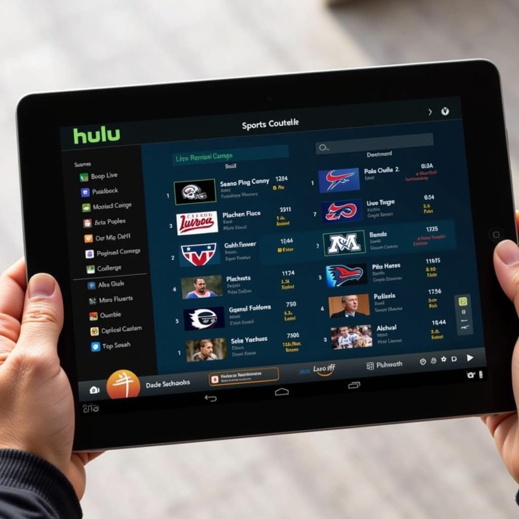 College Football Schedule on Hulu Live