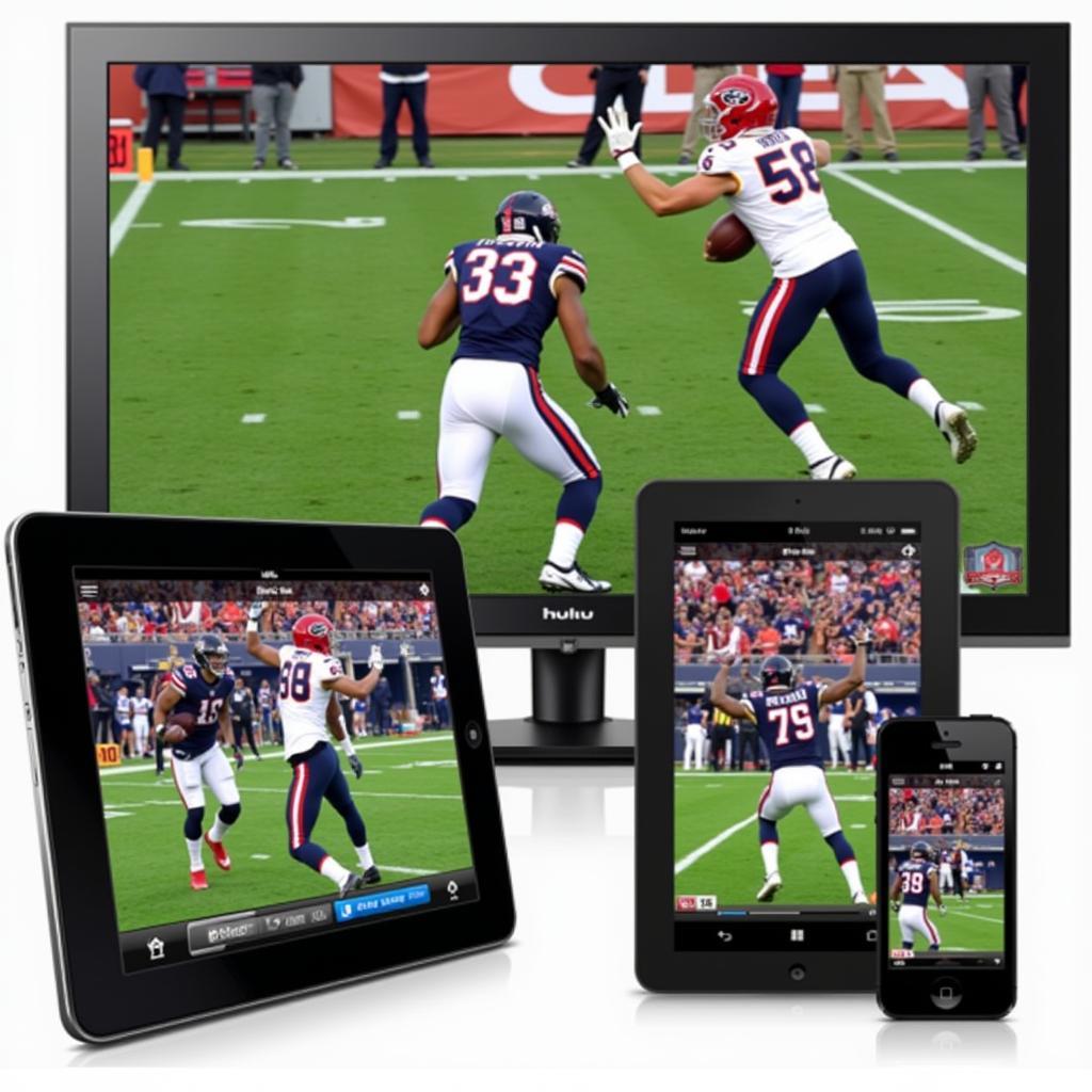 Hulu Live Streaming NFL Games on Various Devices