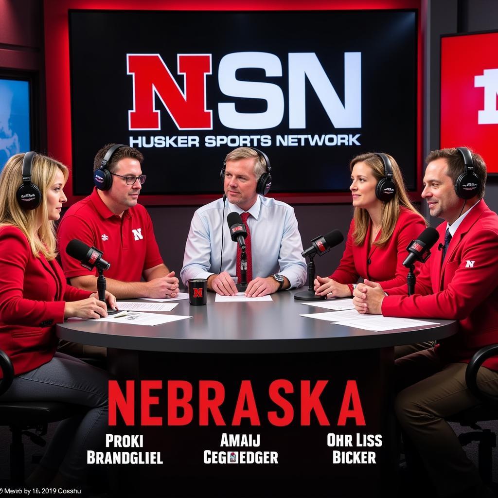 Husker Sports Network Broadcast Team