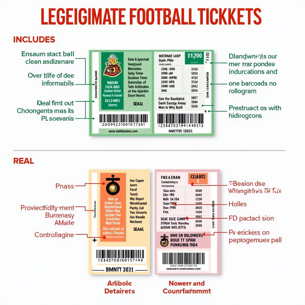 Identifying Legitimate Football Tickets