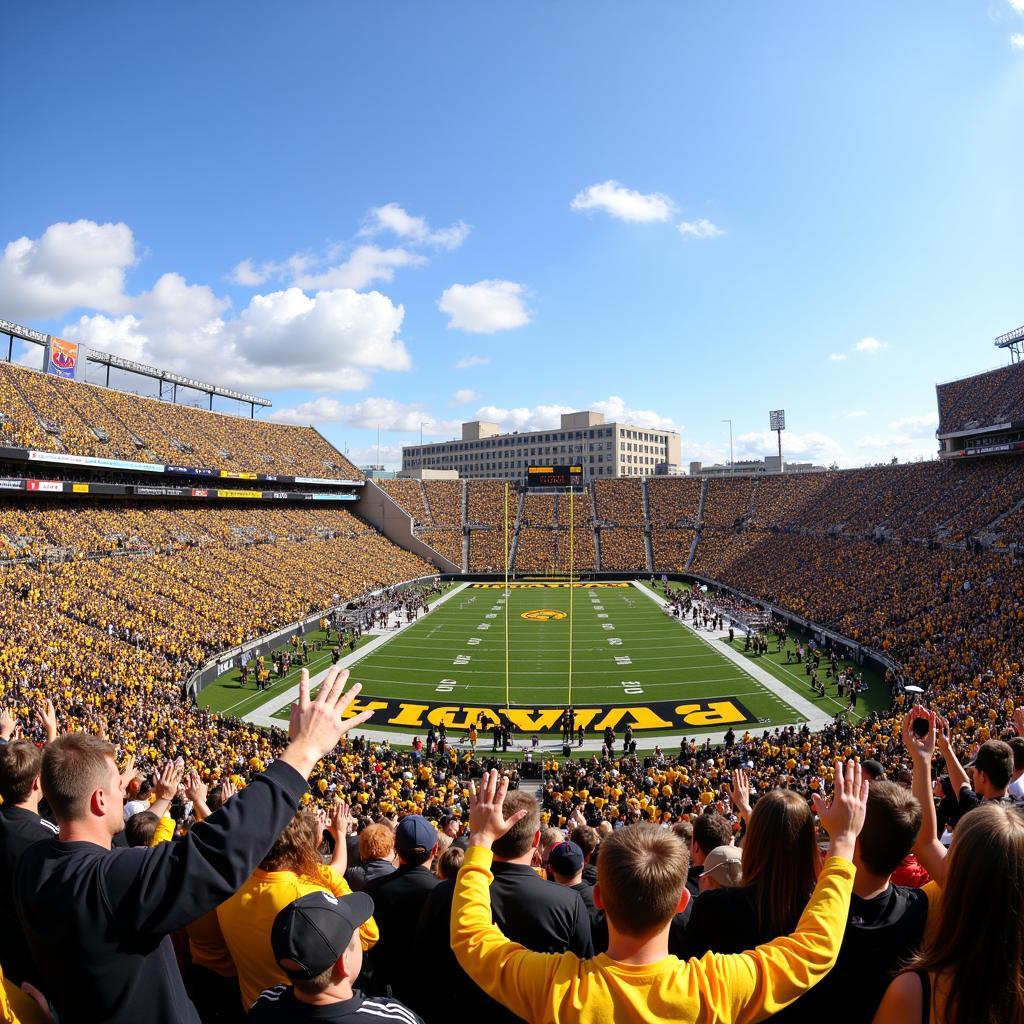 Iowa Wave at Kinnick Stadium