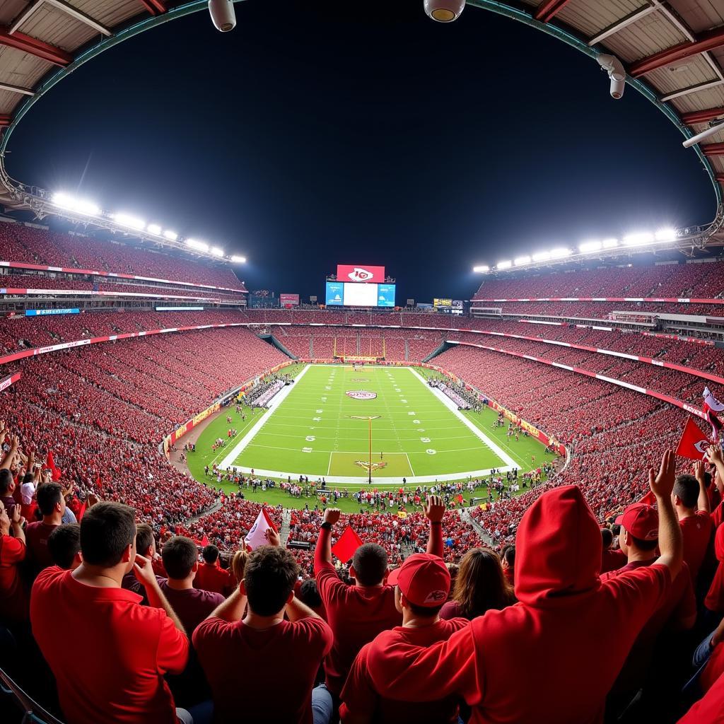 KC Chiefs Live Game at Arrowhead Stadium