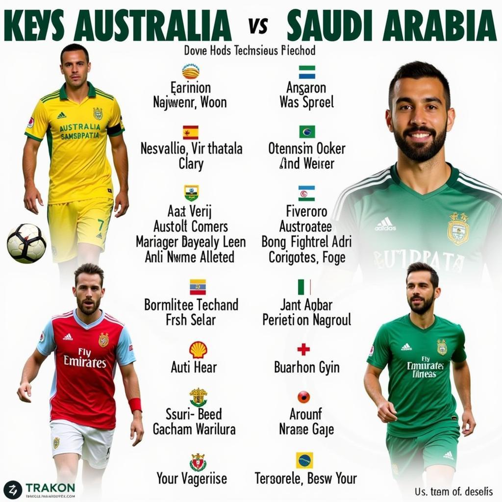 Key Players to Watch in the Australia vs Saudi Arabia Football Match