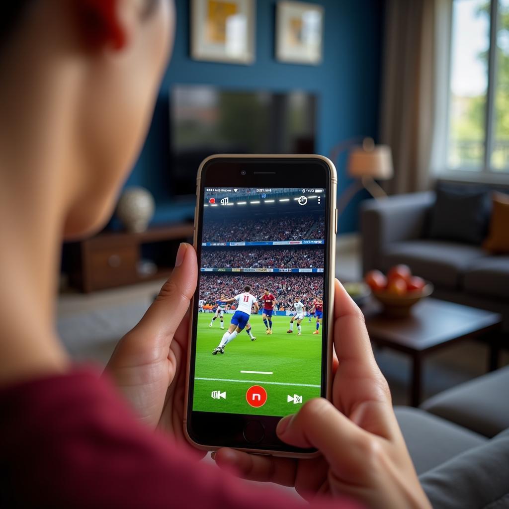 Live Football Streaming APK on Mobile Phone