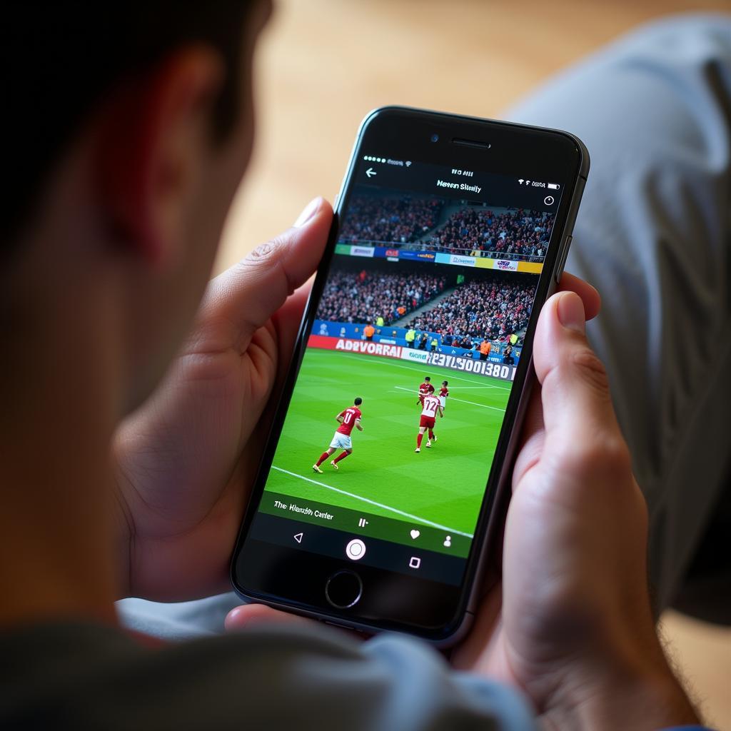 Live Football Streaming APK on Mobile