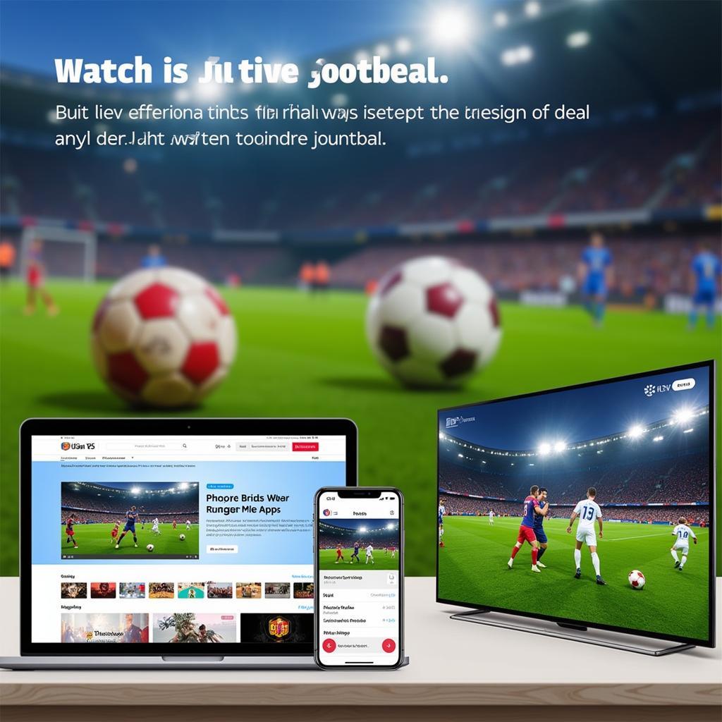 Various Live Football Streaming TV Options