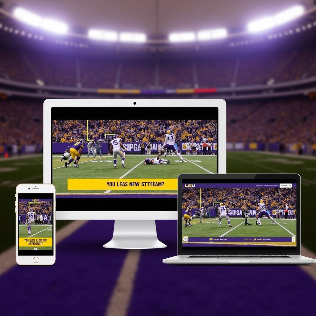 LSU Football Live Streaming Options