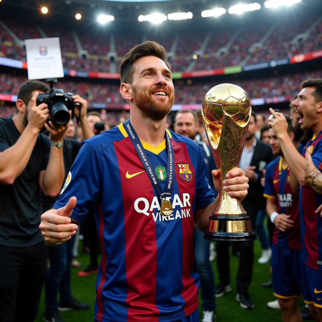 Messi Ballon d'Or Win