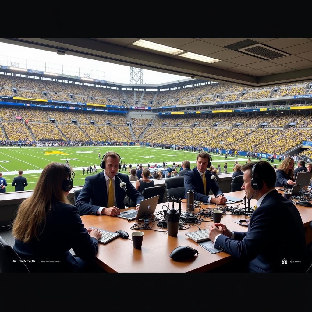 Michigan Football Broadcast Team