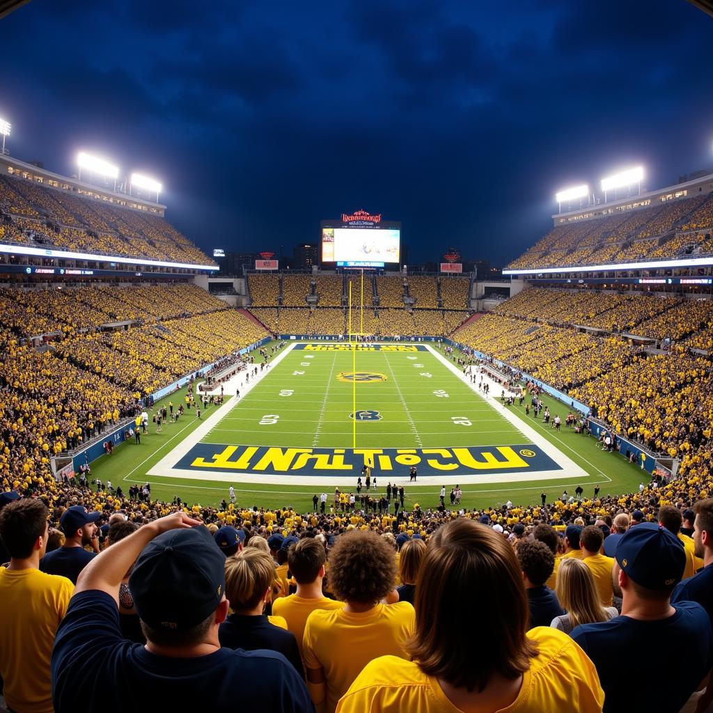 Michigan Football Game Day Atmosphere