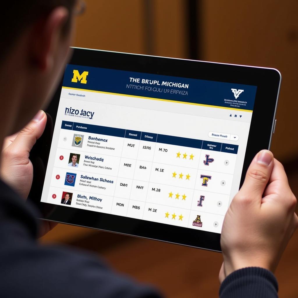 Finding the Michigan Wolverines Football Schedule